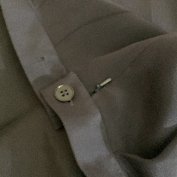 Carlisle Sport 100% Silk High Waisted Wide Leg Pants, 8 - Picture 6 of 7